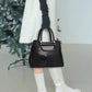 Chic Faux Crocodile Textured PU Crossbody Bag