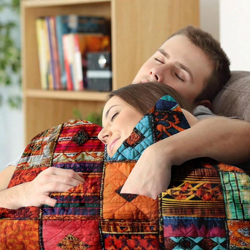 🐔‑50 % ! 🛋️ Couverture en flanelle vintage à motif poulet – Douce, moelleuse et pleine de charme – Idéale pour canapé, lit et moments cosy ✨