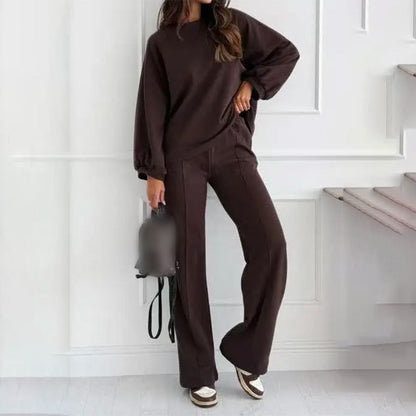Women's Soft Casual Top and Pants Set
