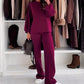 Women's Soft Casual Top and Pants Set