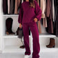 Women's Soft Casual Top and Pants Set