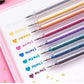 🎨🖊️ Ensemble de stylos à gel scintillants – Couleurs lumineuses, créativité illimitée, des traits qui brillent sur papier, cartes et journaux créatifs, le coffret magique pour petits et grands 🌈✨