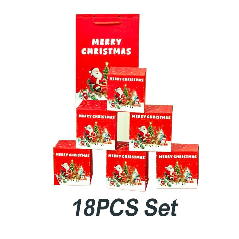 🎅Boîte cadeau de Noël pliable et rebondissante unique🎄