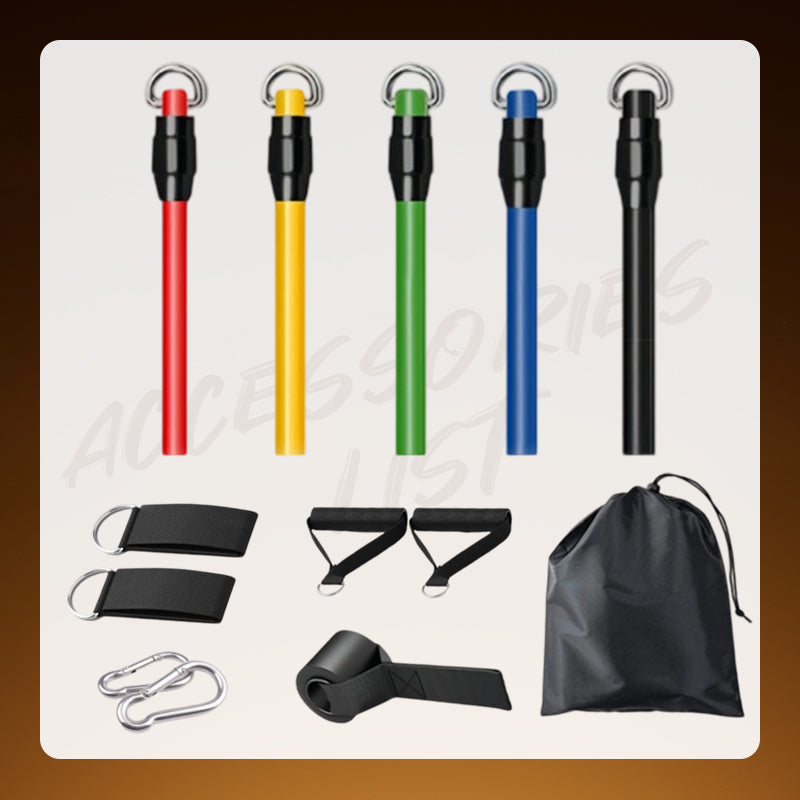 💪‑50% MAINTENANT ! Lot de 13 bandes de résistance avec poignées – kit complet de musculation à domicile pour entraînement corporel total, idéal pour débutants et confirmés 🏋️‍♂️✨