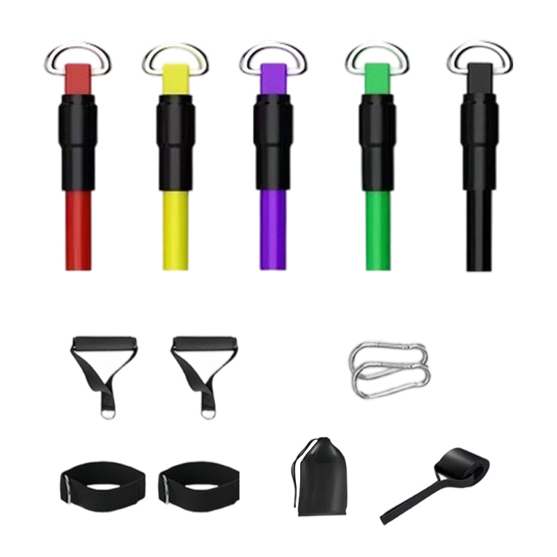 💪‑50% MAINTENANT ! Lot de 13 bandes de résistance avec poignées – kit complet de musculation à domicile pour entraînement corporel total, idéal pour débutants et confirmés 🏋️‍♂️✨