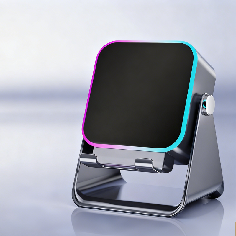 🔊VENTE LIMITÉE 50 % DE RÉDUCTION🎵 Enceinte 5-en-1 avec support téléphone – Son par induction, recharge et lumière d’ambiance, tout en un !