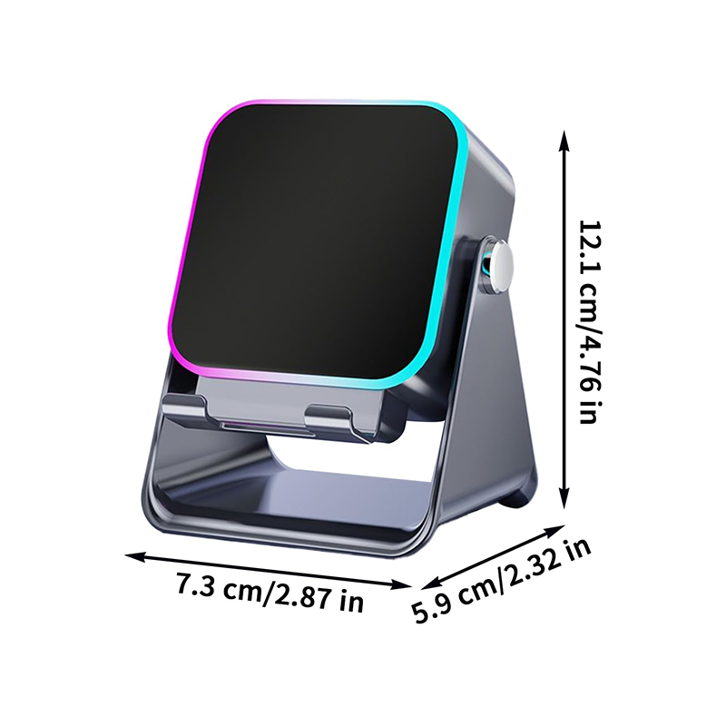 🔊VENTE LIMITÉE 50 % DE RÉDUCTION🎵 Enceinte 5-en-1 avec support téléphone – Son par induction, recharge et lumière d’ambiance, tout en un !