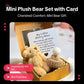 🧸 50% DE RÉDUCTION! 🎁 Mini Ours en Peluche Main avec Bonnet Amovible – Doux, réconfortant & compagnon de poche – Cadeau idéal pour petits et grands 💕