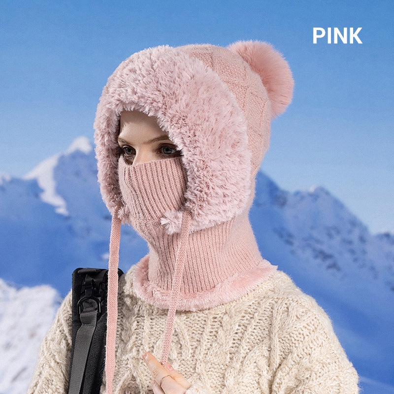 Cagoule d’Hiver 3-en-1 pour Femme