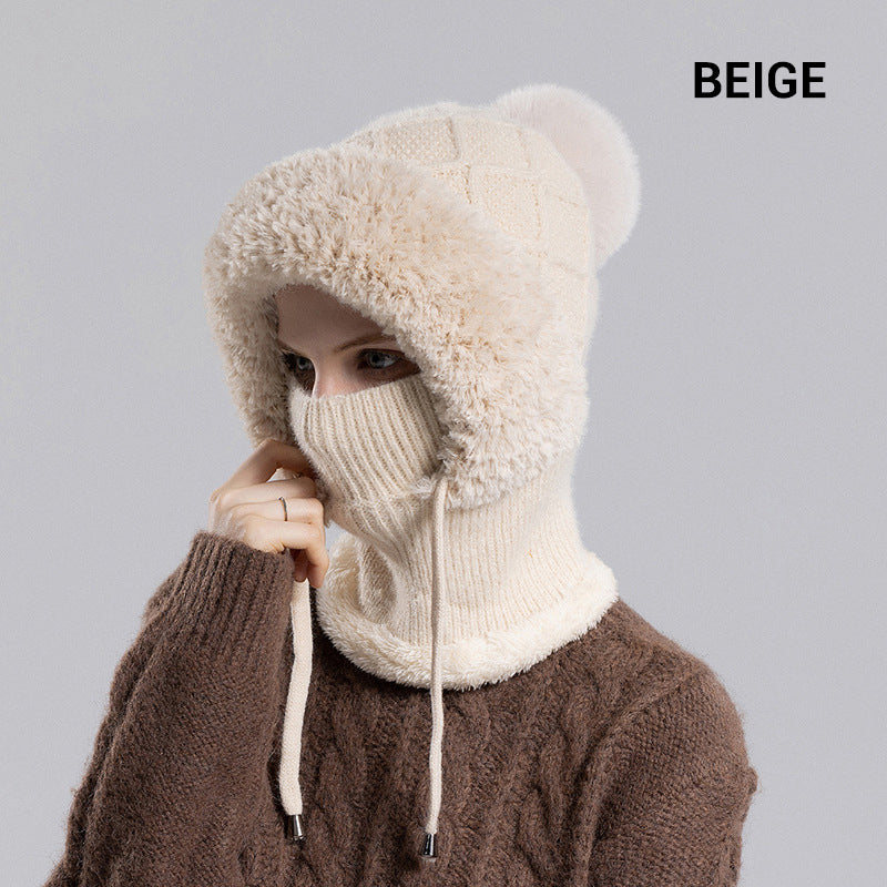 Cagoule d’Hiver 3-en-1 pour Femme