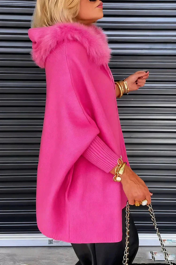 ⏳Limited-time 50% off⏰Women Fur Collar Solid Color Casual Jacket🧥