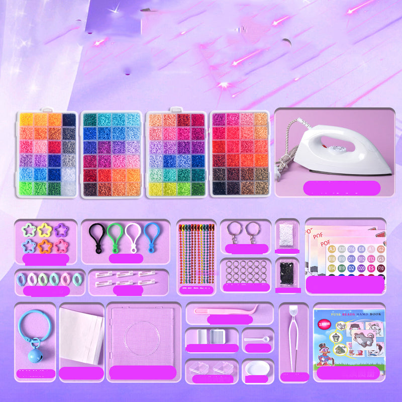 📢📢50% DE RÉDUCTION !!! 🎅Kit complet de perles à repasser de 96 couleurs