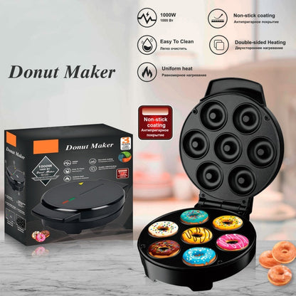 🍩 69% DE RÉDUCTION! ✨ MACHINE À DONUTS MINIATURE - Cuisson Rapide 3min, Revêtement Antiadhésif, Parfaite pour Goûters et Fêtes d'Enfants 🎉👧