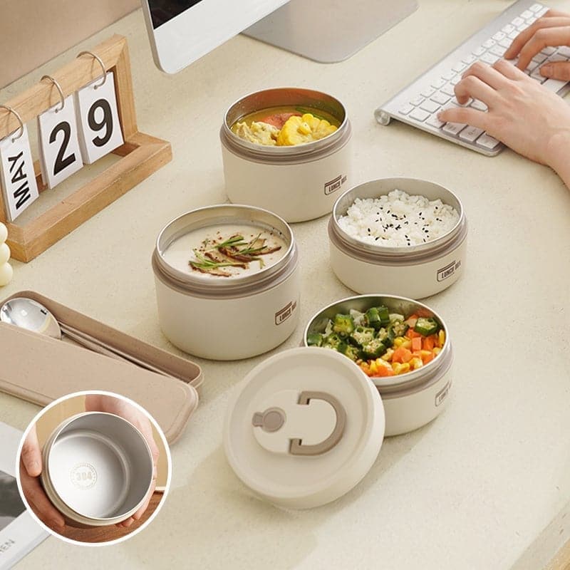 📢📢60 % de réduction !!!🎅Boîte à lunch isotherme portable