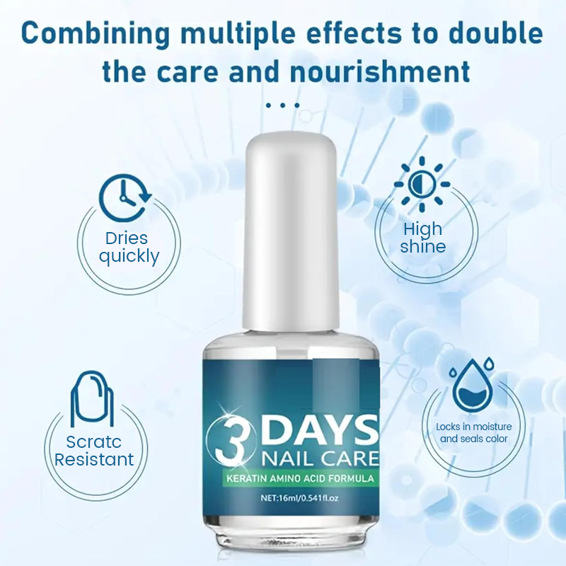 📢📢50 % de réduction !!!🎅Huile à Ongles Nourrissante à Séchage Rapide et Haute Brillance