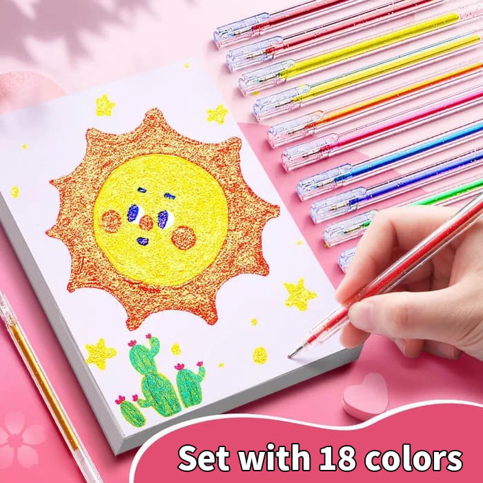 🌈50 % DE RÉDUCTION EN CE MOMENT ! 🎨 Stylos gel colorés – Couleurs vibrantes et créativité sans limite ⚡