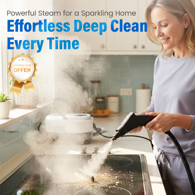 💎 50% DE RÉDUCTION 🔥 Nettoyeur vapeur haute pression 1500W – 105°C, 6 niveaux & 1100 ml – Désinfection 99,9% sans produits chimiques – idéal pour sols, joints ou cuisine 🧼✨🏠