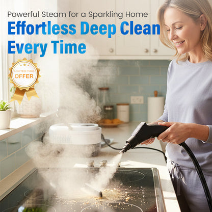 💎 50% DE RÉDUCTION 🔥 Nettoyeur vapeur haute pression 1500W – 105°C, 6 niveaux & 1100 ml – Désinfection 99,9% sans produits chimiques – idéal pour sols, joints ou cuisine 🧼✨🏠