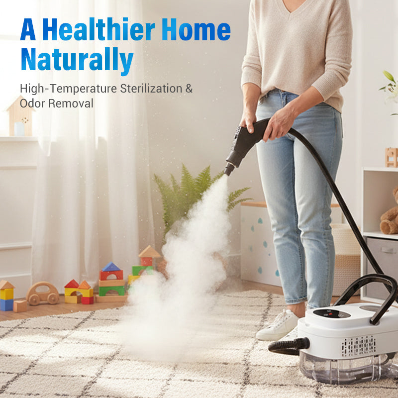 💎 50% DE RÉDUCTION 🔥 Nettoyeur vapeur haute pression 1500W – 105°C, 6 niveaux & 1100 ml – Désinfection 99,9% sans produits chimiques – idéal pour sols, joints ou cuisine 🧼✨🏠