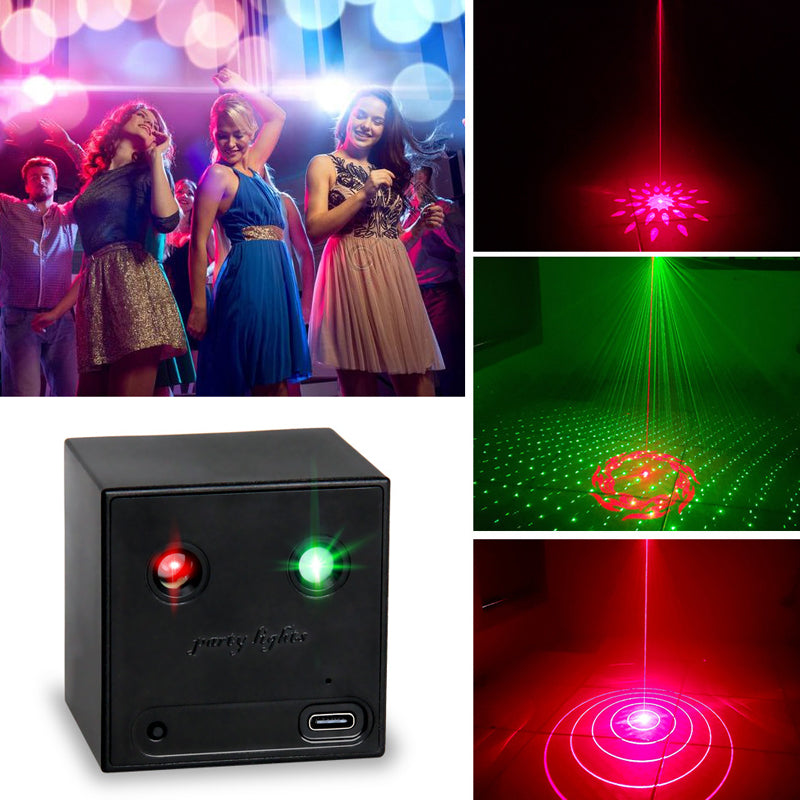 📢📢60 % de réduction !!!✨Lampe laser RGB rechargeable et portable pour soirées