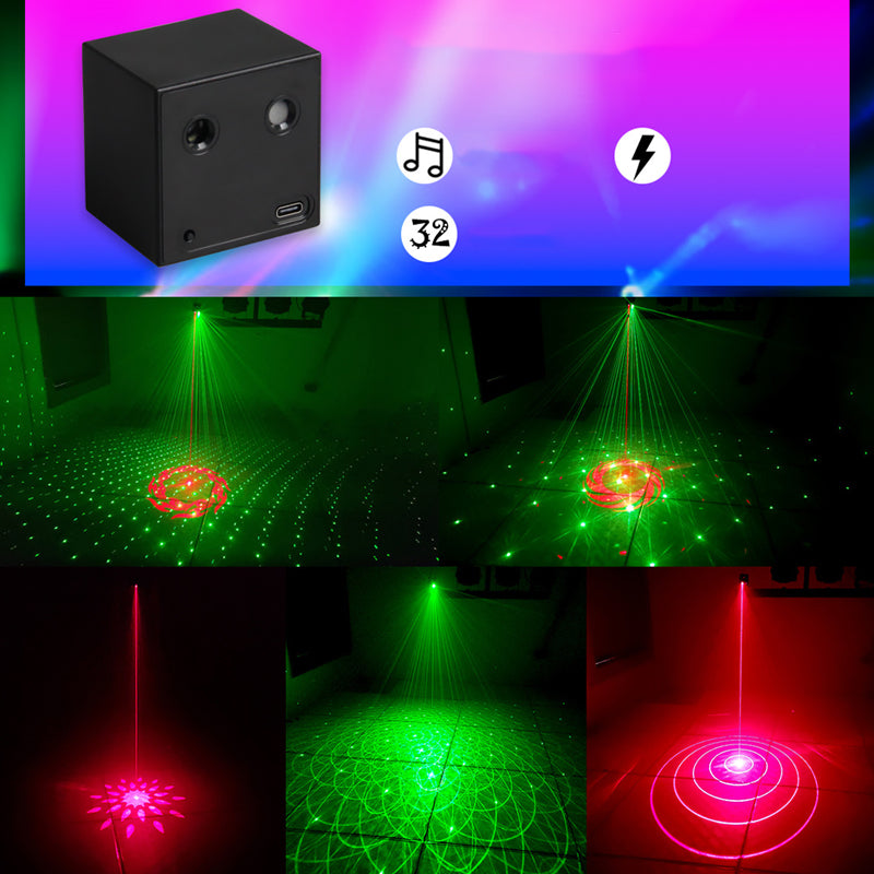 📢📢60 % de réduction !!!✨Lampe laser RGB rechargeable et portable pour soirées