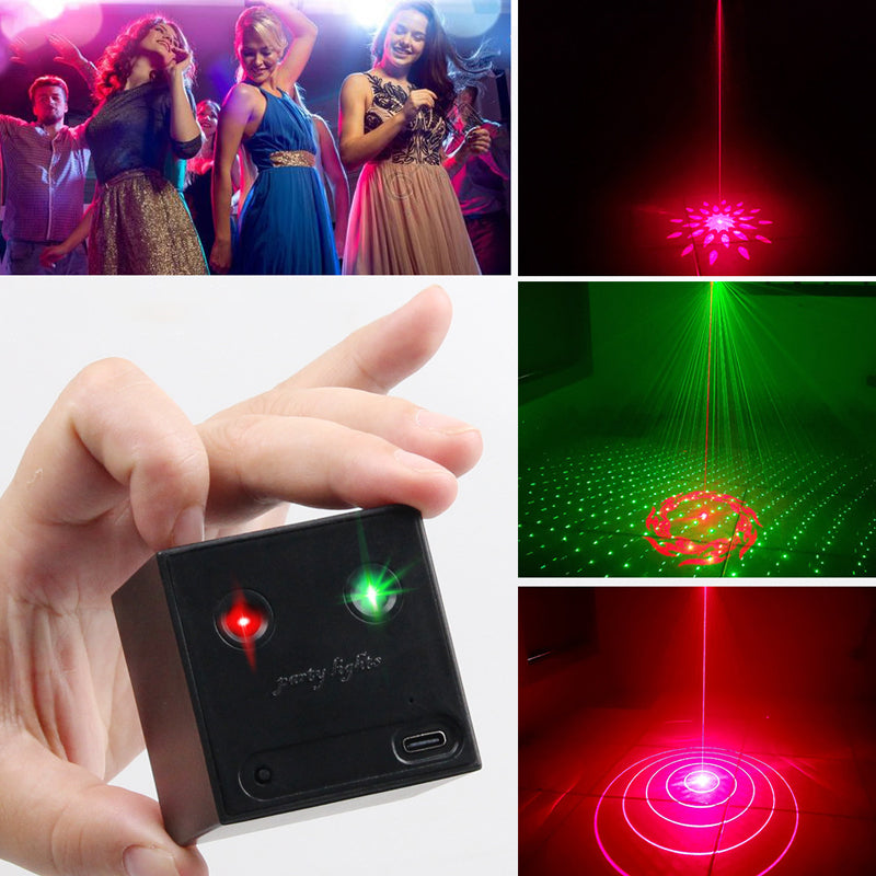 📢📢60 % de réduction !!!✨Lampe laser RGB rechargeable et portable pour soirées