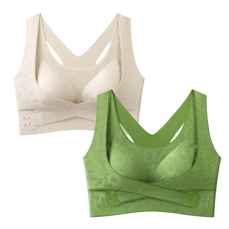 📢📢50% de réduction ! Soutien-gorge Gainant à Brides Croisées – Silhouette Sculptée & Confort Tout au Long de la Journée 💖✨