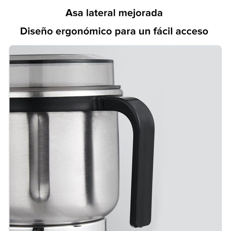 🎁 50% de réduction ! ⏳ Moulin électrique multifonctionnel pour usage domestique – 300W, cuchilla en S, 500 ml, acier inoxydable & facile à nettoyer ! ☕🌶️