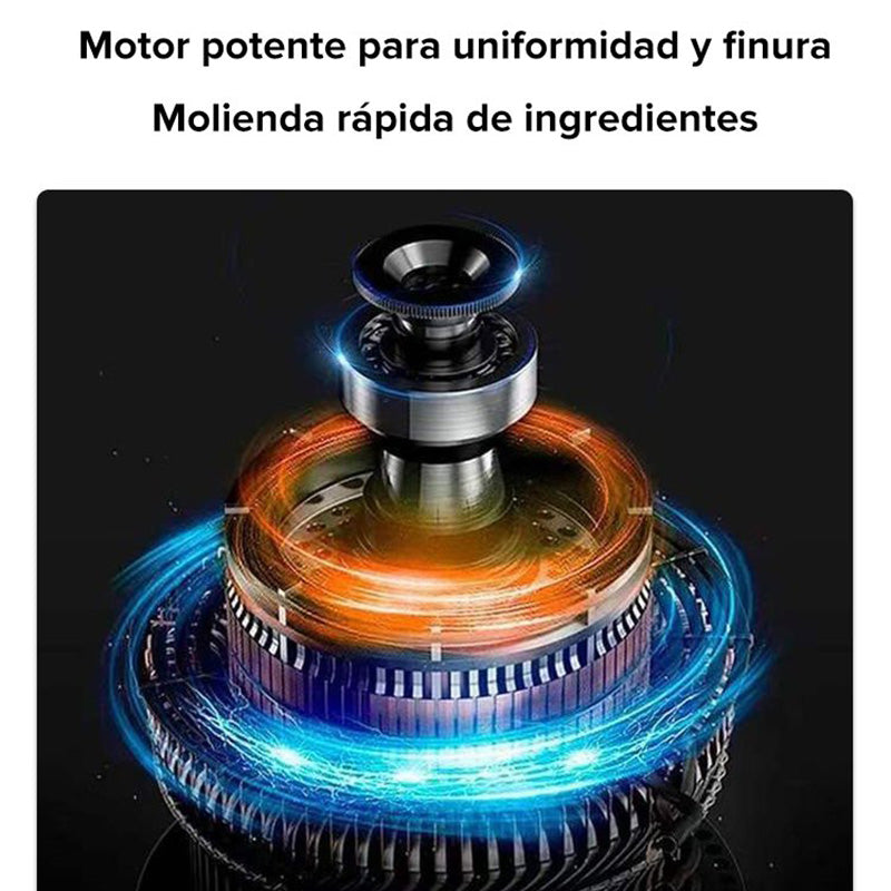🎁 50% de réduction ! ⏳ Moulin électrique multifonctionnel pour usage domestique – 300W, cuchilla en S, 500 ml, acier inoxydable & facile à nettoyer ! ☕🌶️
