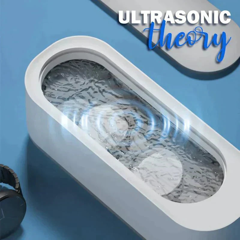 💎Nettoyeur ultrasonique portable pour lunettes et bijoux – Technologie ultrasonique, cycle 3 min, matériau PP, dimensions 7,32×2,84×2,67 cm, piles AAA – nettoyage en profondeur sans effort 🔊🧼