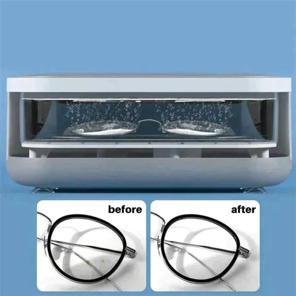 💎Nettoyeur ultrasonique portable pour lunettes et bijoux – Technologie ultrasonique, cycle 3 min, matériau PP, dimensions 7,32×2,84×2,67 cm, piles AAA – nettoyage en profondeur sans effort 🔊🧼