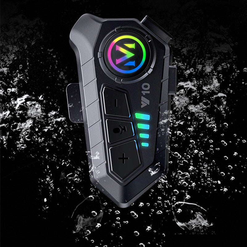 📢📢50 % DE RÉDUCTION !! ⏰Casque Bluetooth pour moto, compatible avec les casques demi-face et intégraux