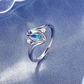 💍ACHETEZ 1 OFFERT 1✨Bague en Pierre de Lune – Design Ovale Géométrique, Zirconia Brillant & Élégance Mystique🌙