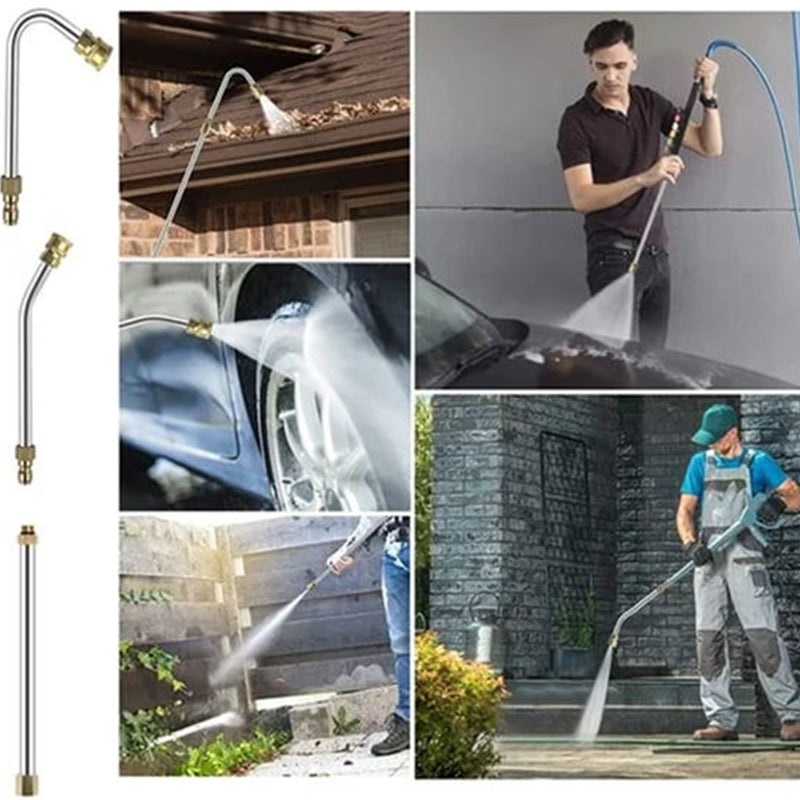🎁 60% DE RÉDUCTION ! 🚗 Kit de Rallonge pour Nettoyeur Haute Pression – Jusqu’à 4000 PSI, Nettoyage de Toits & Gouttières Sans Échelle 💧🔧