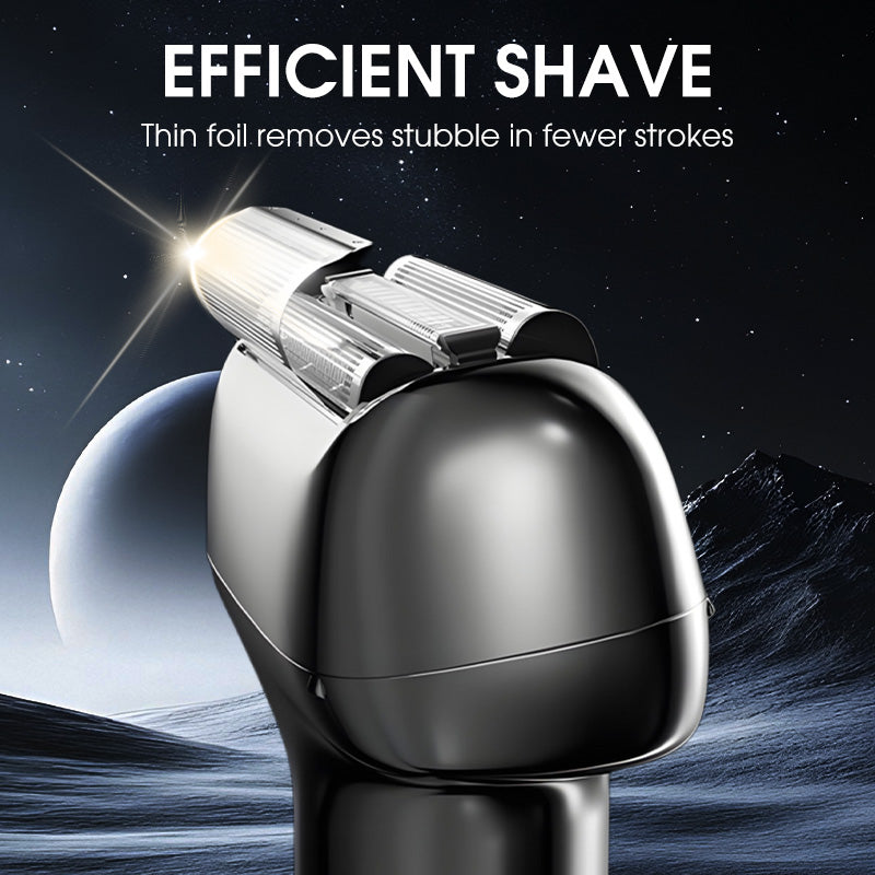 🪒 50% DE RÉDUCTION! ⚡ Rasoir électrique rechargeable à feuille – Rasage doux, puissant & longue autonomie – Parfait pour un résultat net et rapide au quotidien ✨