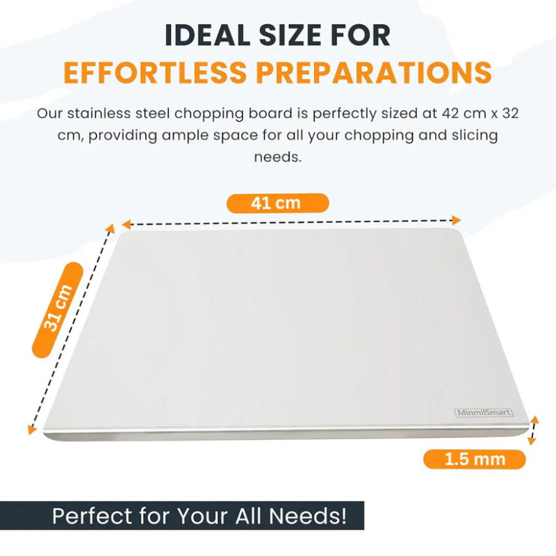 📢📢50% DE RÉDUCTION !! ⏰DERNIER JOUR⚡50K+ VENDUS!🎁Planche à Découper en Acier Inoxydable