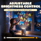 🌌 50% DE RÉDUCTION 🌈 Projecteur LED rotatif dynamique – Lumières douces & changeantes – Apaise les nuits agitées – parfait pour la détente à la maison ou les soirées calmes ✨🛋️