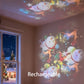 🌌 50% DE RÉDUCTION 🌈 Projecteur LED rotatif dynamique – Lumières douces & changeantes – Apaise les nuits agitées – parfait pour la détente à la maison ou les soirées calmes ✨🛋️