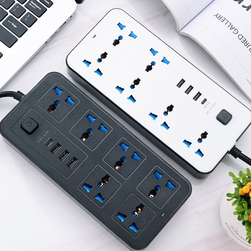 📢✨ -50% ! ⏰Multiprise avec Longue Rallonge – PP & Cuivre, USB & Protection Surtension.