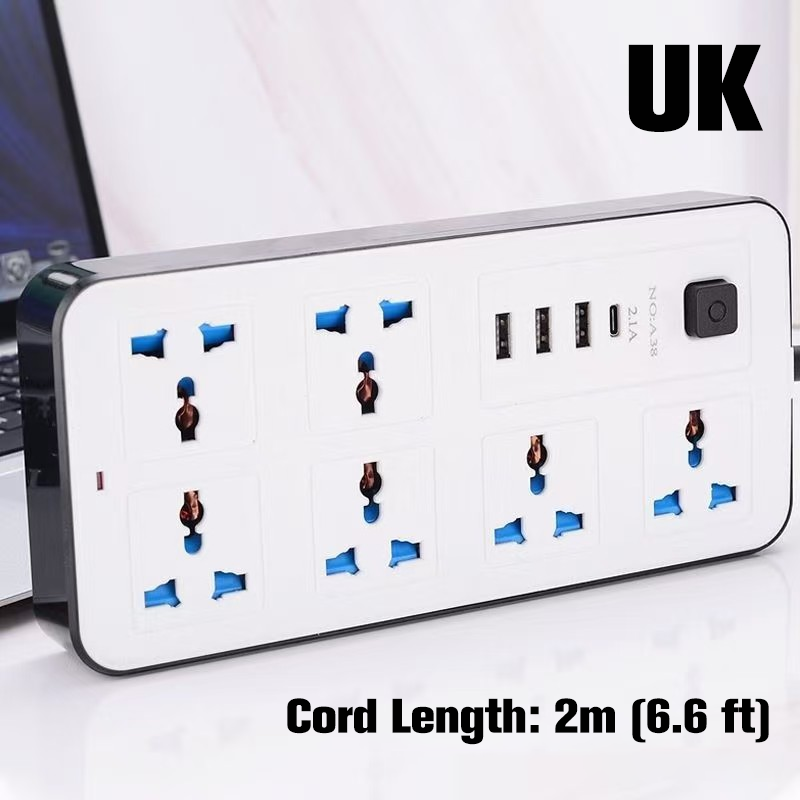 📢✨ -50% ! ⏰Multiprise avec Longue Rallonge – PP & Cuivre, USB & Protection Surtension.