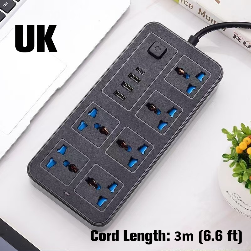 📢✨ -50% ! ⏰Multiprise avec Longue Rallonge – PP & Cuivre, USB & Protection Surtension.