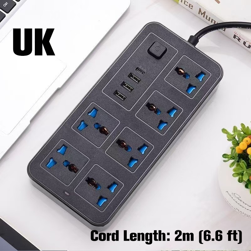 📢✨ -50% ! ⏰Multiprise avec Longue Rallonge – PP & Cuivre, USB & Protection Surtension.