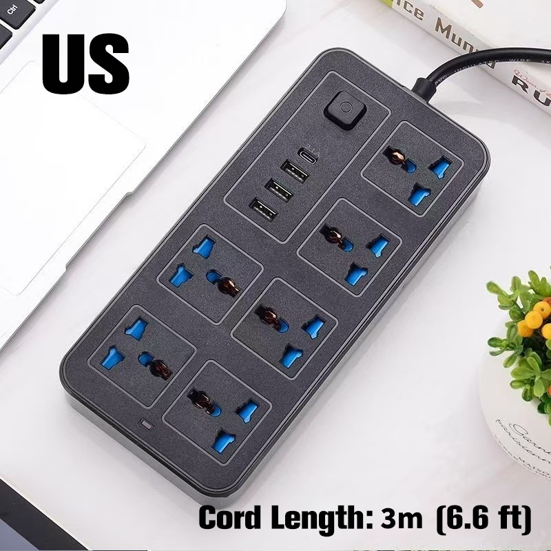 📢✨ -50% ! ⏰Multiprise avec Longue Rallonge – PP & Cuivre, USB & Protection Surtension.