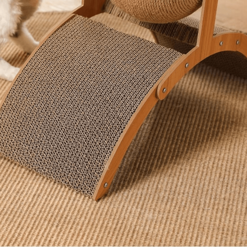 ✨ NOUVEAUTÉ 2026 – 50% ! 🐱 Boule à Gratter Naturelle en Sisal – Sisal Écologique – Creuse & Rotative & Double Face for Chat & Canapé Protégé