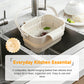 🧺🚰 PROMO FLASH 50% ! Panier de Crépine d'Évier Pliable Suspendu au Robinet – Filtration Fine, Vidage Sans les Mains, Multifonction, 2 Coloris, Idéal Cuisine Maline ✨