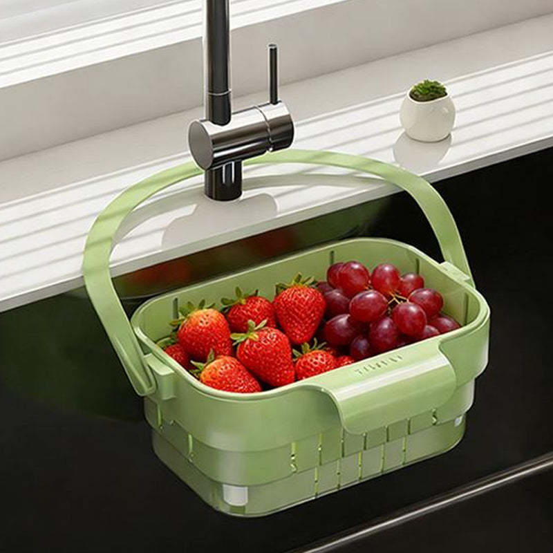 🧺🚰 PROMO FLASH 50% ! Panier de Crépine d'Évier Pliable Suspendu au Robinet – Filtration Fine, Vidage Sans les Mains, Multifonction, 2 Coloris, Idéal Cuisine Maline ✨