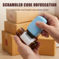 🔒📄 Tampon rouleau de protection des données – Brouilleur d’adresses efficace, encre à séchage rapide, protégez vos informations personnelles en un geste ✉️🛡️