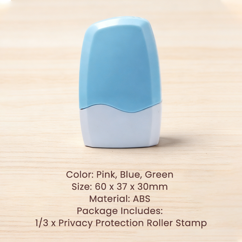 🔒📄 Tampon rouleau de protection des données – Brouilleur d’adresses efficace, encre à séchage rapide, protégez vos informations personnelles en un geste ✉️🛡️