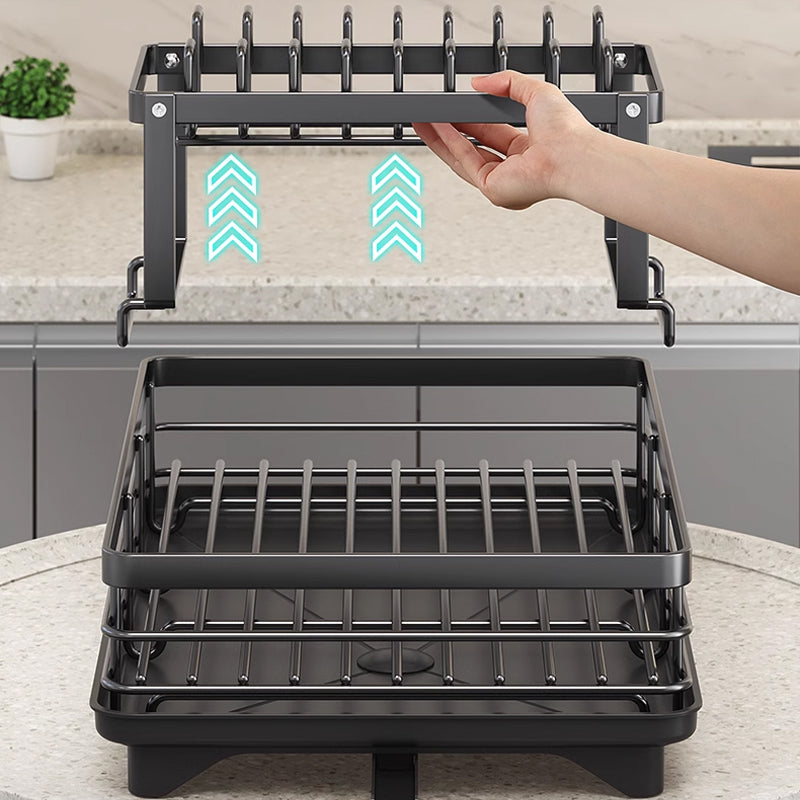 🔥 50% DE RÉDUCTION ! 🔥 Égouttoir à vaisselle domestique à deux niveaux pour la cuisine