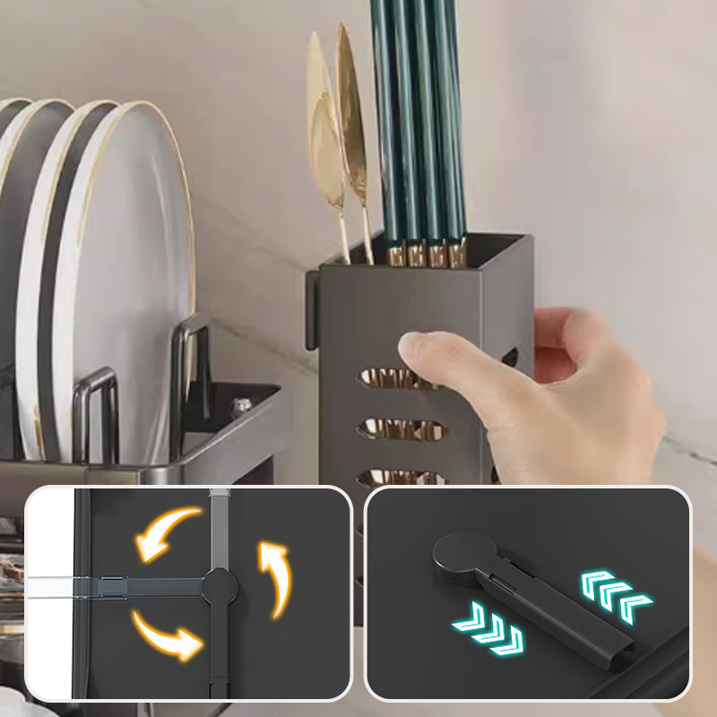 🔥 50% DE RÉDUCTION ! 🔥 Égouttoir à vaisselle domestique à deux niveaux pour la cuisine
